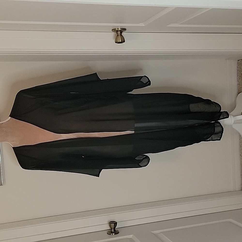 ASOS Swim Sheer Black Bathing Suit Cover Up.  Size 6, EUC